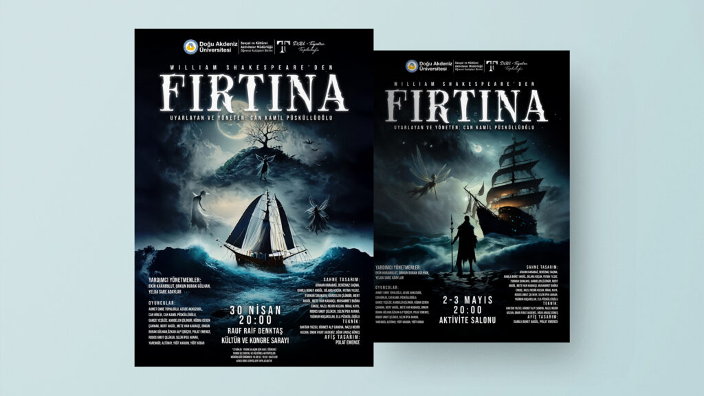Fırtına — oyun afişinin sunumu